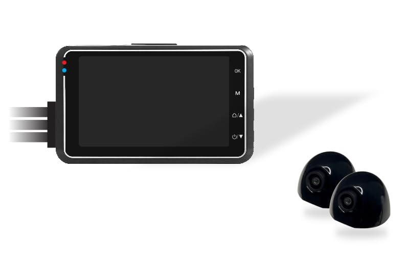 Ebi-RECO x Door Camera (Black Color), Set of 2, Simplified Dash Cam