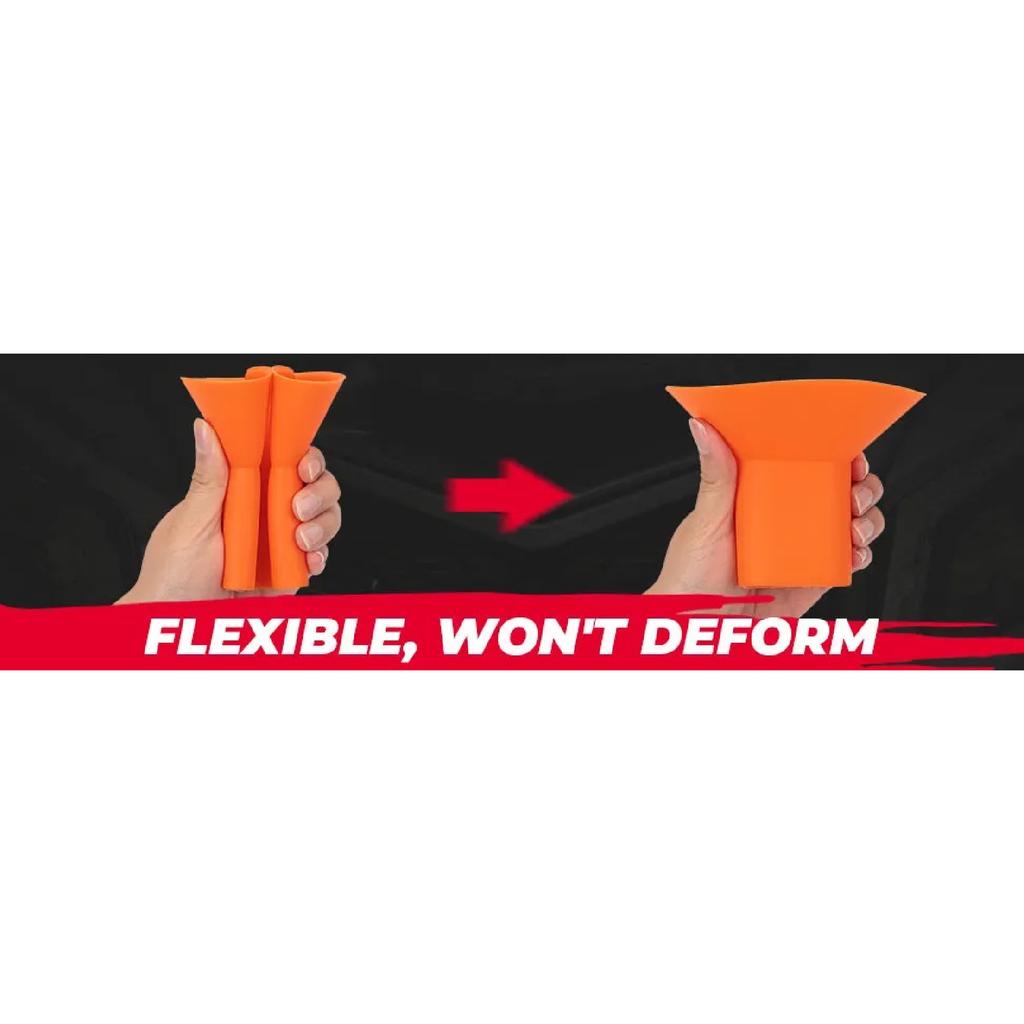 KEMIMOTO ATV UTV Motorcycle Car Truck Boat Silicone Fold Skid Oil Change Funnel for Can-am Maverick X3, X3 Max Defender