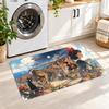 Flannel Kitchen Mat Kiki's Delivery Service Jiji Soft Area Rug Non Slip Floor Carpet Home Decoration