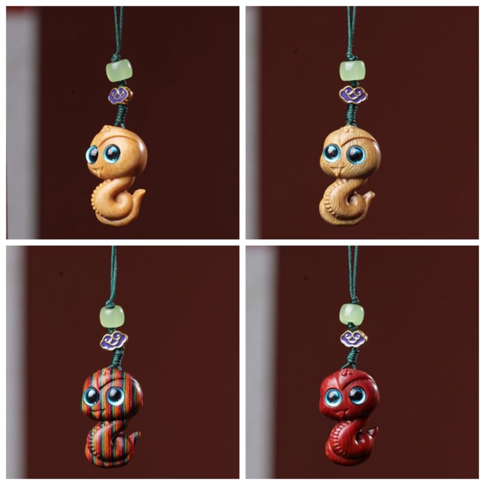 2PCS  Snake Keychain Lucky Bag Phone Chain Creative Snake New Year Pendant  Collection