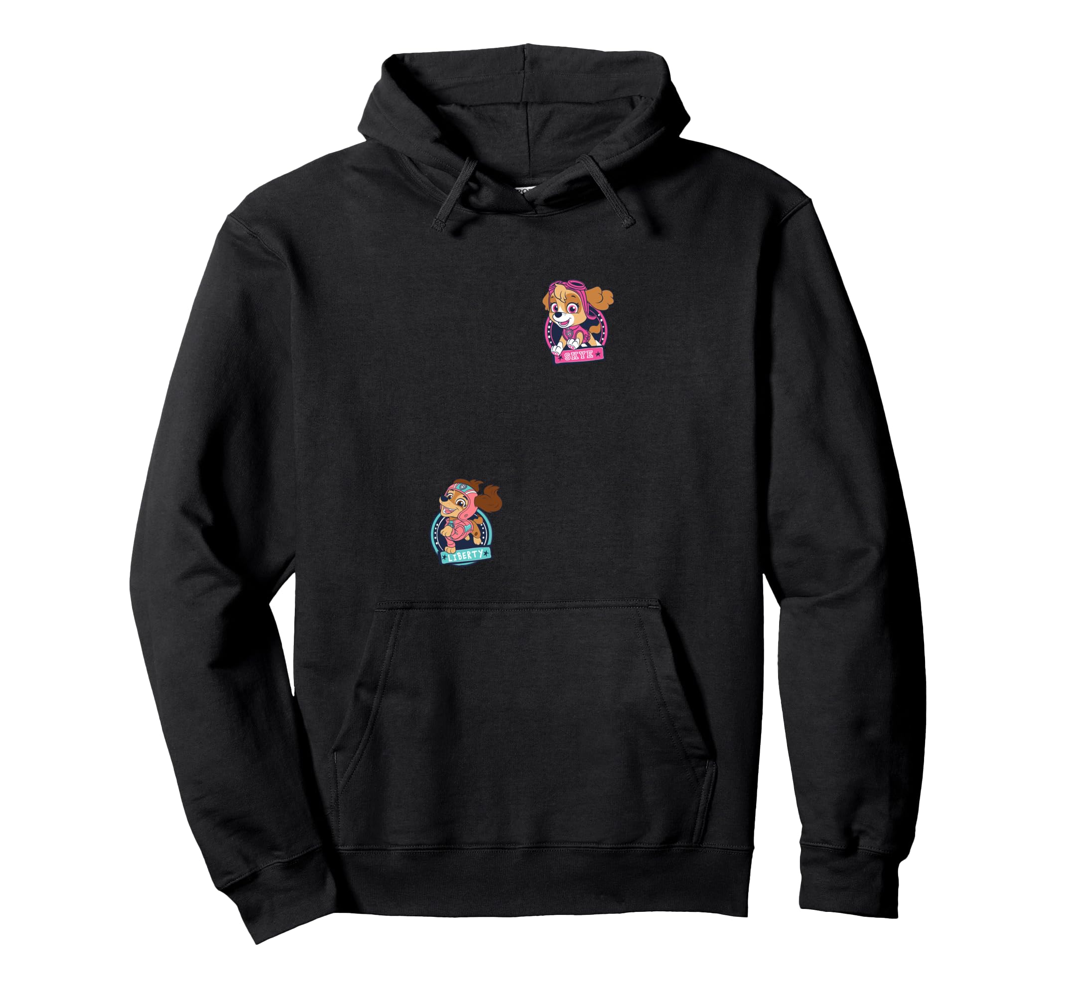 

Paw Patrol Skye Liberty Duo Star Badge Icons Hoodie