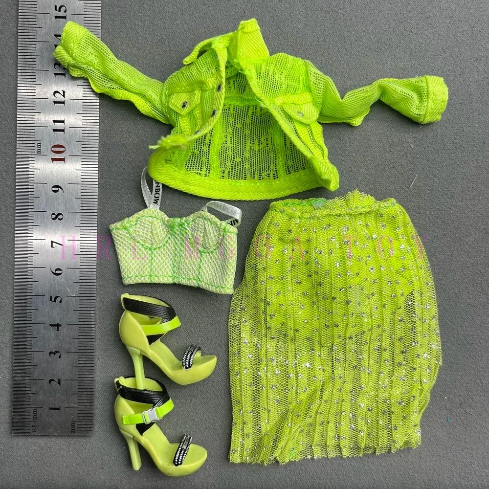 Original Multi Style Rainbow Middle School 28cm Doll Clothes and Shoes Set Fashion Dressing Girls' Holiday Gift Toys
