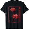 T-shirt Fleur d'Amaryllis Japonaise Esthétique Anime Soft Grunge