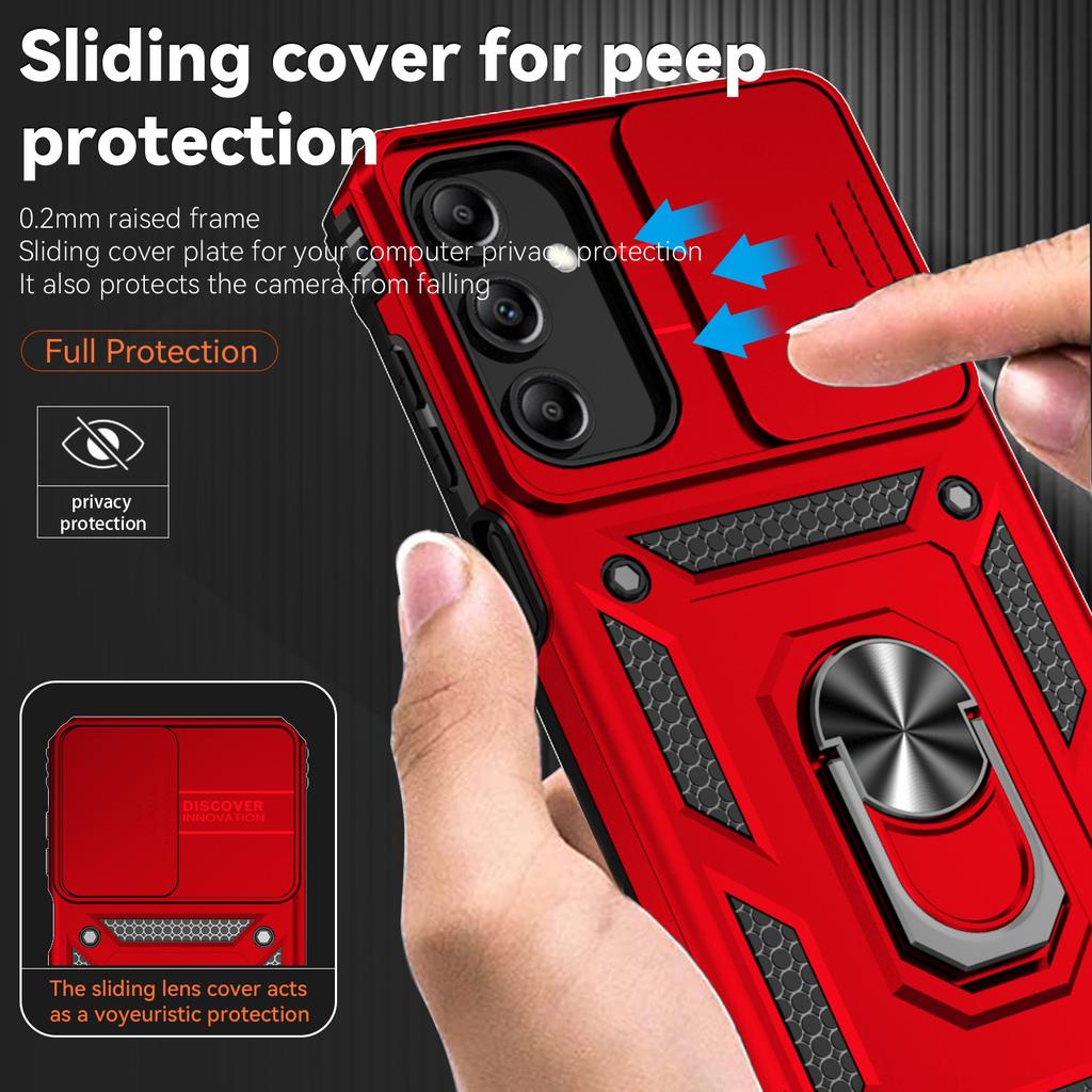 For Samsung Galaxy A55 5G Case Combo PC+TPU Kickstand Anti-Drop Phone Cover