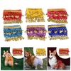 Pet Belly Dance Skirt Adjustable Sequin Hip Curtain Luxury Designer Dog Clothes Funny Costume for Small Breed Dog