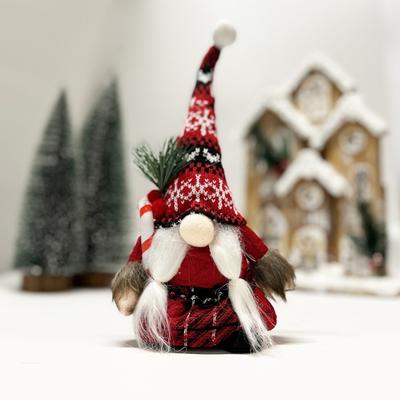 Holiday Gnomes Figurine Featuring Washable Materials Ideal for Indoor Festival Displays