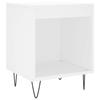 Maison Exclusive - Table de chevet Blanc 40x35x50 cm Bois d’ingénierie