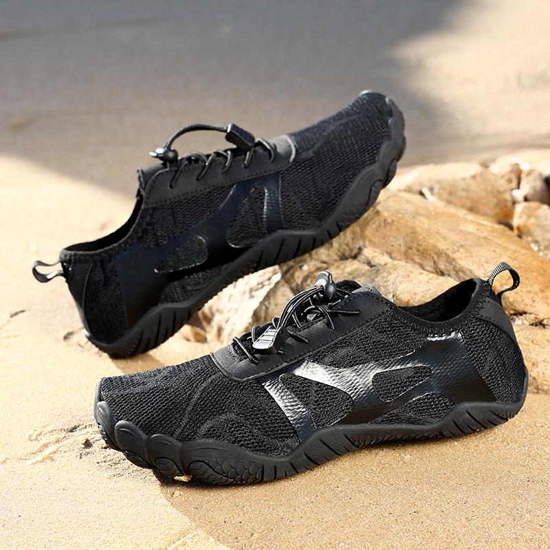 Herren Strand Wasserschuhe Angeln Leichtgewicht Weich Upstream Drifting Sneaker Fünf Finger Anti-Rutsch Outdoor Wat-Schuhe Unisex
