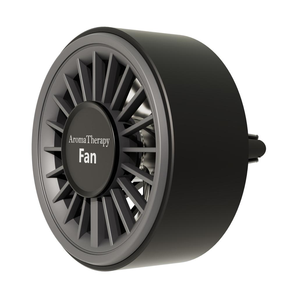 New Car Aromatherapy Fan with Colorful Ambiance Lights Car Air Outlet Fan Three Adjustable Car Fans Car Air Vent Accessories