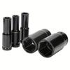3pcs Set Auto Repair Tools Deep Air Impact Socket For Torque Wrench Ratchet Socket Wrench Magic Handle Multifunctional Handheld