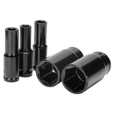 3dílná sada Nástroje pro opravu auta Hluboká pneumatická rázová nástrčná hlavice pro momentový klíč Ráčna Nástrčný klíč Kouzelná rukojeť Multifunkční ruční