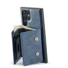 Samsung S25 Ultra Magnetic Card Holder Wallet Case - Drop-Proof with Card Slots, Also Fits S24 Plus