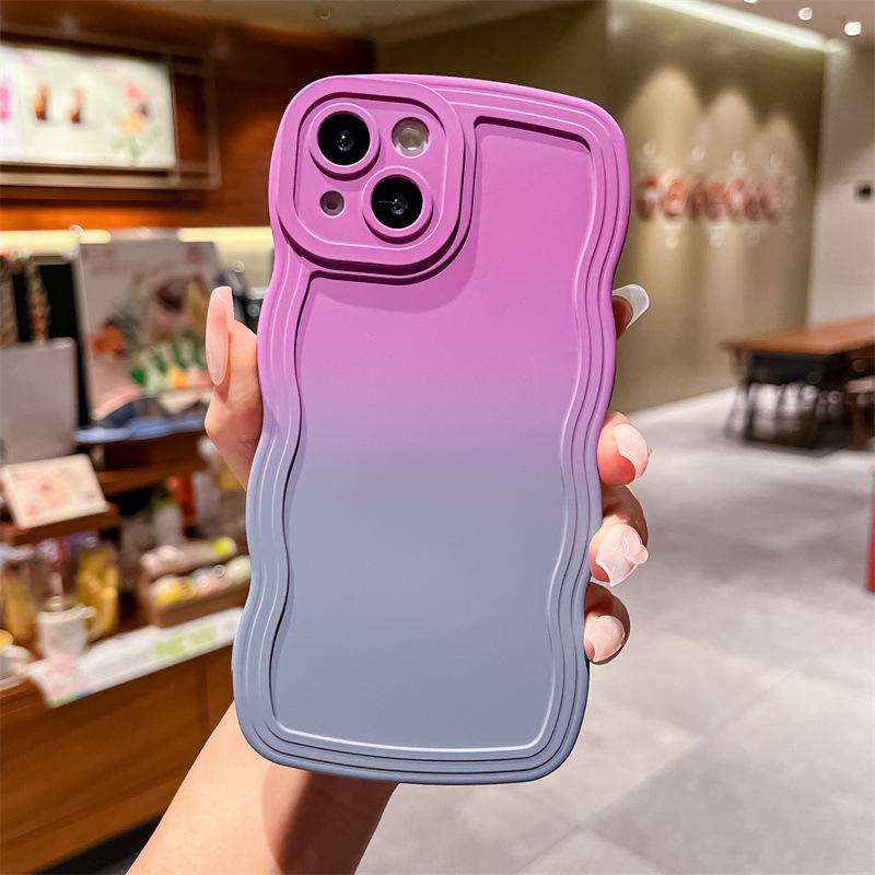 

Чехол для телефона Samsung S23Ulera, S20, S22plus, S21 Gradient Wave Anti-Drop — защита со стилем Samsung S21 Plus