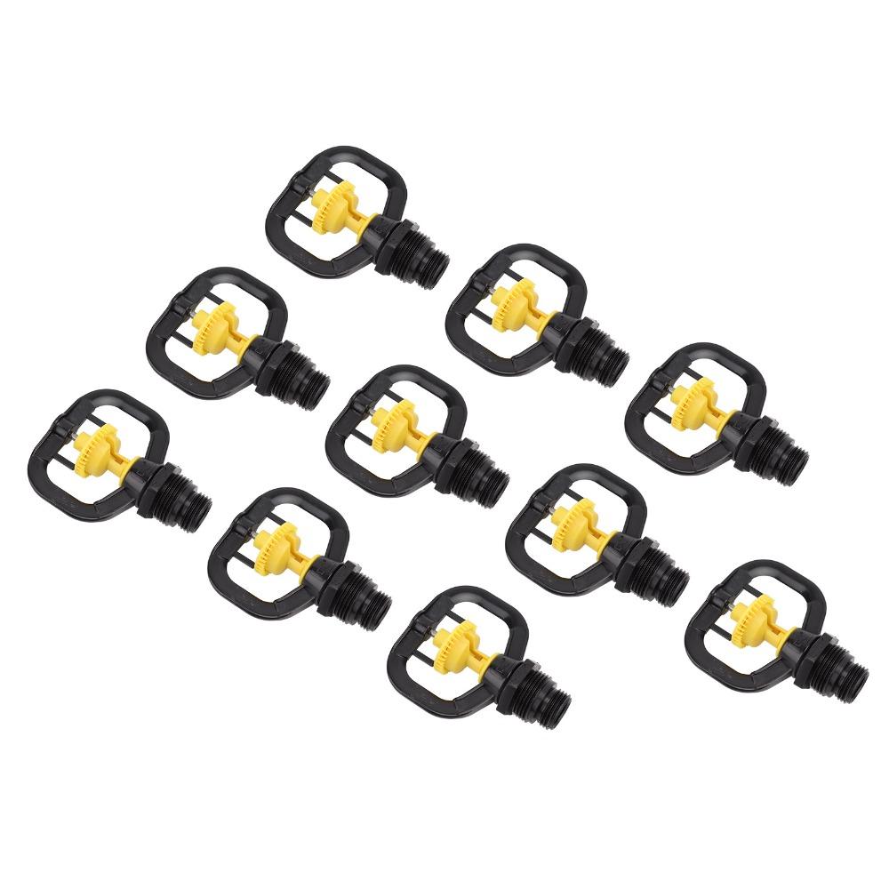 10PCS 360 Degree Spinning Refraction Micro Nozzle Garden Irrigation Sprinkler  Greenhouse Watering