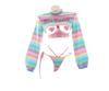 [Pupu Bang Bang Shop] [Lavender] Rainbow Sugar Dream Costume, Lifestyle Halloween Costume, Women's, Size M