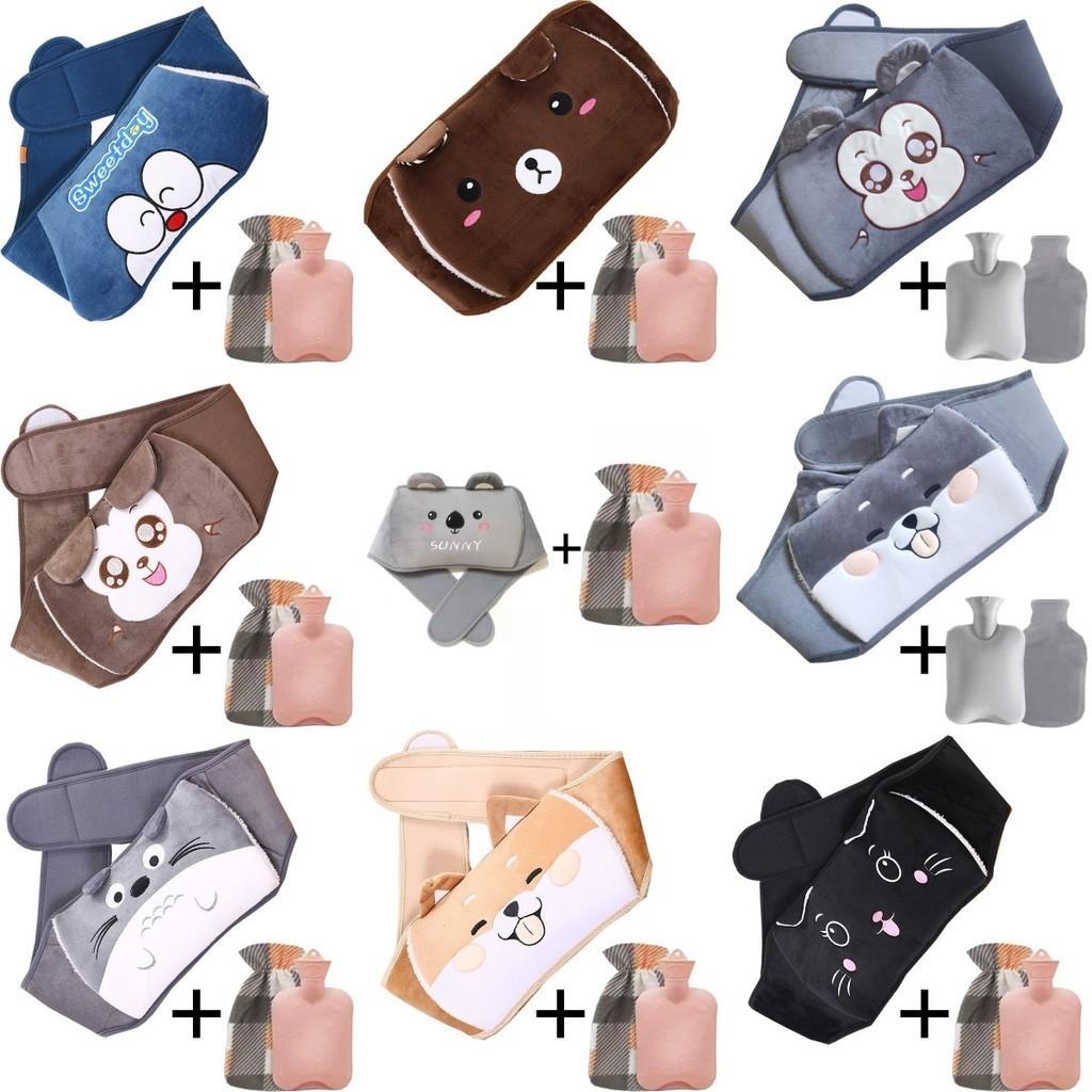 Warm Water Bottle With Plush Waist Cover Safe And Durable