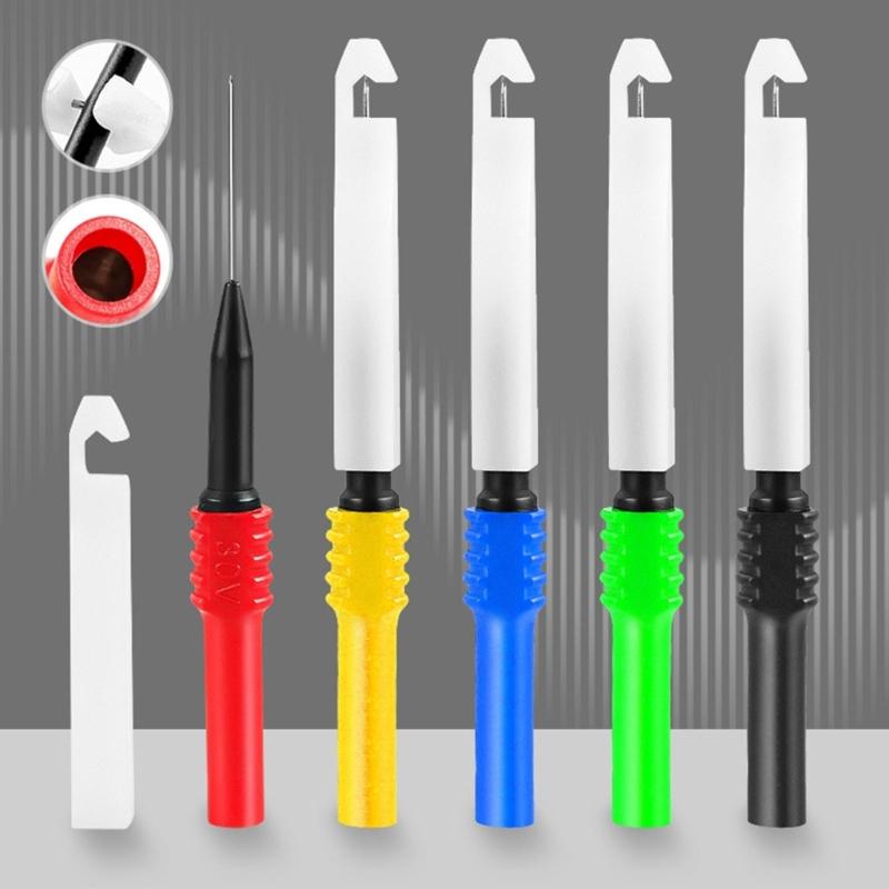 Automotive Diagnostic Test Accessories 4mm Needle Back Test Pins Repair Tool Set Test Probe Set for Handheld Multimeter