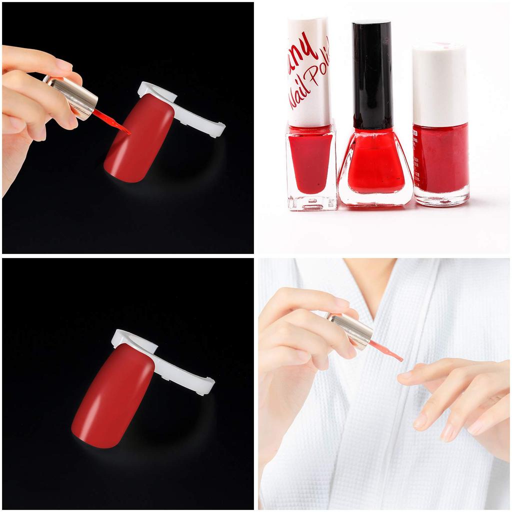 200pk Nail Polish Display Rings - Natural Practice Tips for Manicure Beginners