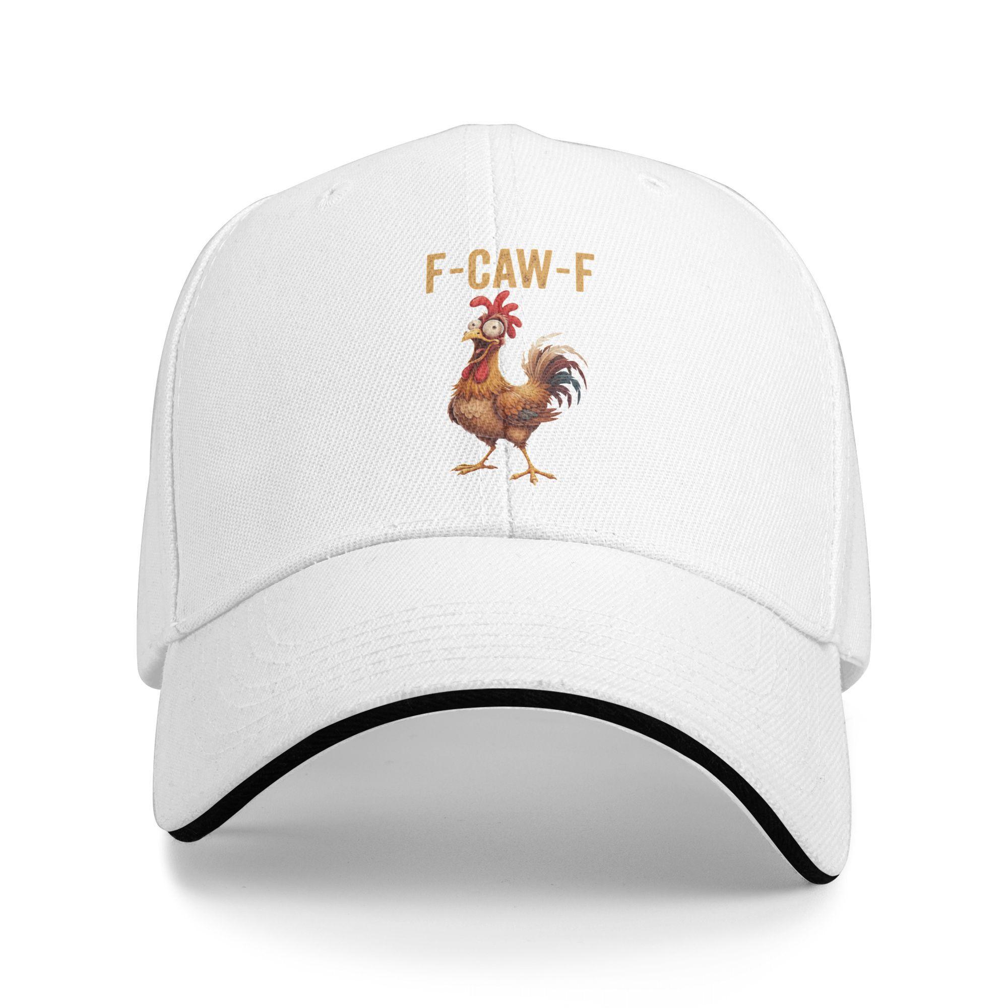 XIXIGO Cap F-CAW-F Meme Kip Haan Zon Baseballpet Zomer Casual Truckerpet Voor Mannen Vrouwen Buiten Sportschool Baseballpetten As Picture
