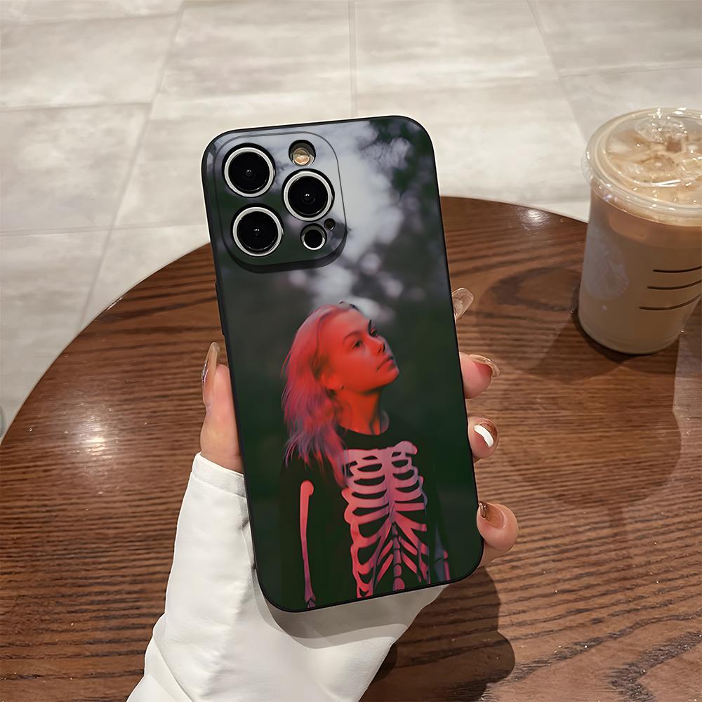 Punisher Phoebe Bridgers Phone Case For 17 Pro Max Iphone 14 Pro Max 12 16 15 13 Pro 11 Xr X Xs 8 7 Plus Back Cover