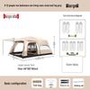 Tenda Portatile Lupo Artico: Due Stanze e Un Salone con Protezione Sole e Pioggia per il Campeggio