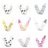 Cartoon Dierenpatroon Baby Speen Lanyard Lint Baby Kind Speen Tepel Ketting Bevestigingsclip Houder Band voor Speen
