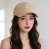 Cotton Embroidered Letter Baseball Cap For Women Men Sun Protection Casual Wear Spring