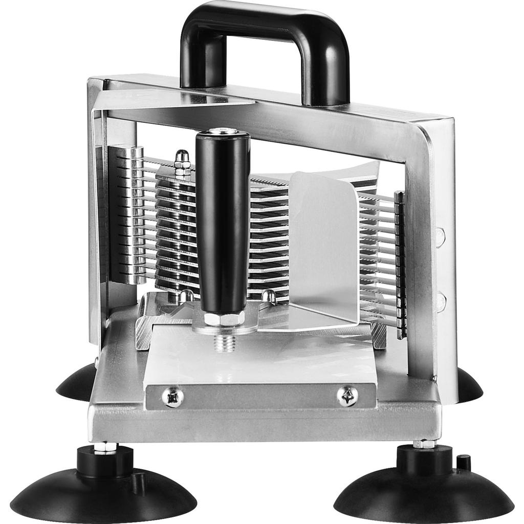VEVOR Commercial Tomato Slicer, 1/4"+3/8"+3/16" Tomato Cutter Slicer, Stainless Steel Heavy Duty Tomato Slicer Machine