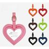 Fashionable Heart-shaped Luggage Tag for Preventing Loss  Simple and High-end PU Heart-shaped Luggage Tag for Consignment