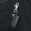Simple Leather Case Protective Cover for Lighter Keychain Accessory Unisex Metal Lighter with Keychain Simple Design