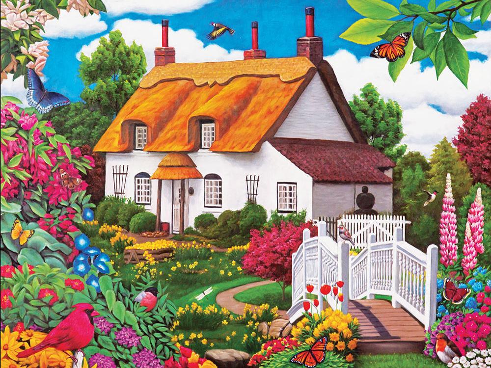 Diamond Painting House 5D DIY Full Drill Square Round Diamond Mosaic Garden Cross Stitch Embroidery Scenery Wall Decor