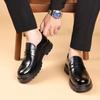 Men'S Doudou Shoes One Pedal Loafers Men'S Leather Business Casual Platform Leather Shoes