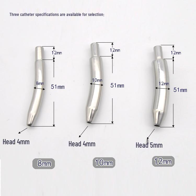 Pánské zařízení pro cudnost z nerezové oceli s močovým katetrem - Klec na ptáky Zámek čistoty SM Erotické Gay potřeby pro dospělé