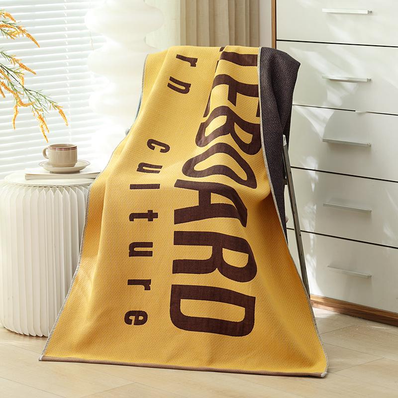 Быстросохнущее четырехслойное марлевое банное полотенце большое для взрослых утолщенное — фото 4