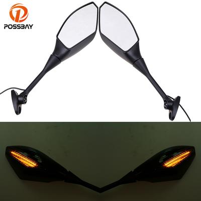 Zrkadlá na motocykel Zrkadlá na skúter Zadné zrkadlá so smerovými svetlami Pre Honda CBR600RR 2003-2008 CBR1000RR 2004-2008