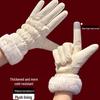 Women's Warm Winter Gloves 2025 - Thickened, Velvet-Lined, Windproof, Waterproof, Touchscreen-Compatible.