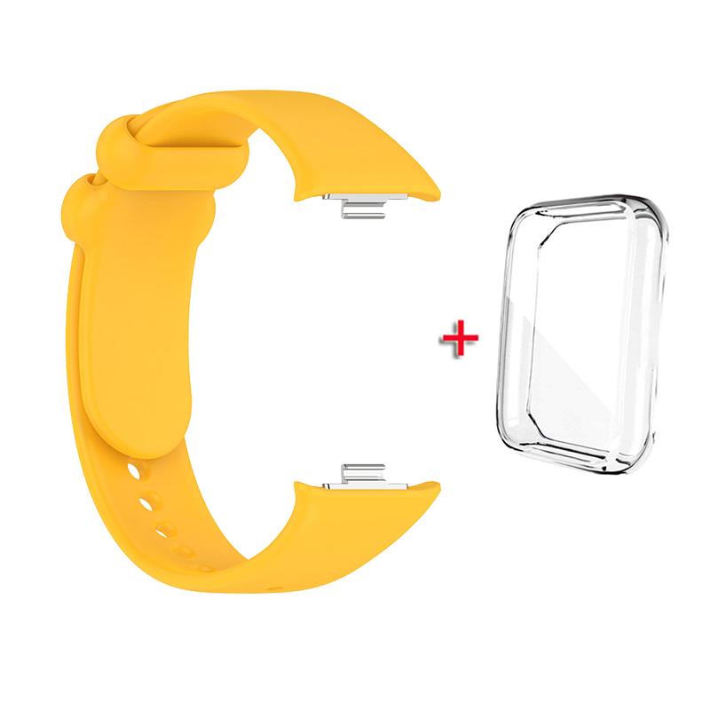 Strap+case for Xiaomi Mi Band 8 Pro Strap Smart Band Protective Case Silicone Wristband Bracelet for Miband 8Pro