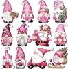 Set Wooden Christmas Dwarf Gnome Decoration Christmas Tree Decoration Wooden