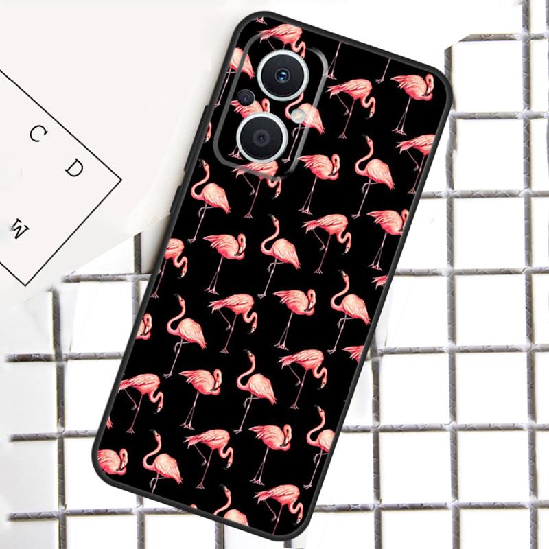Flamingo For OPPO Reno 14F 13F 12F 11F 10 11 12 13 14 Pro 7 8 Lite 8T OPPO Find X6 X5 X8 X9 Pro Case