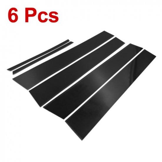 6pcs Door Window Pillar Post Protector Cover Trim for Toyota Corolla 2014-2018