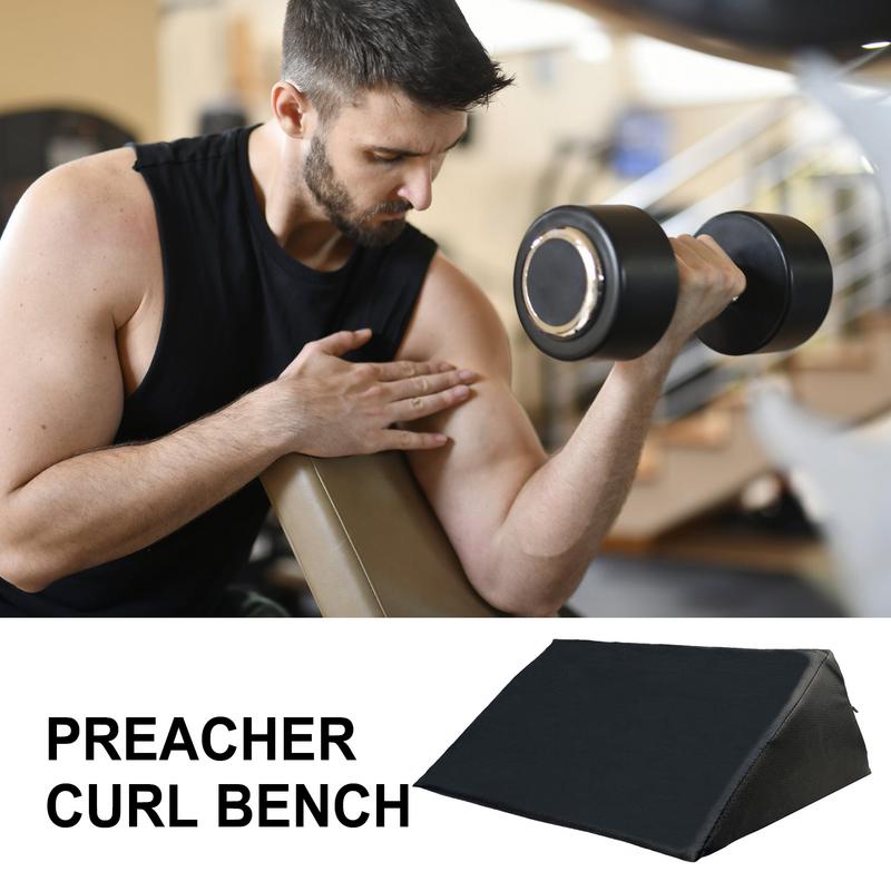 1pcs Portable Curl Pad Biceps Training Pad Dumbbell Barbell Gym Equipment Biceps Rack Arm Trainer Curl Pads For Home Gym