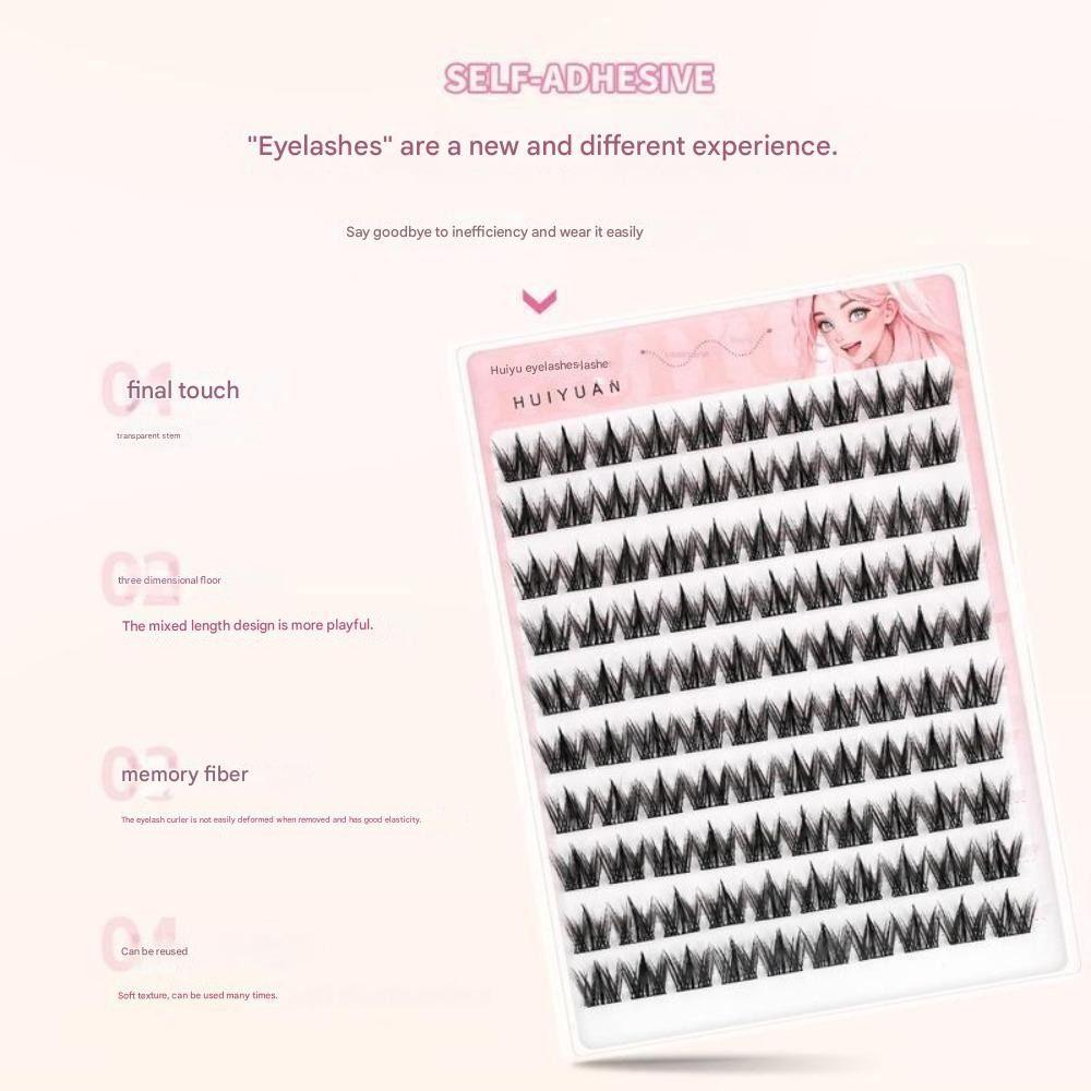 No Need Glue False Eyelashes 5D Trilogy Sunflower Makeup Tools Reusable Eyelashes Makeup