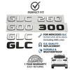 CXEHU1 3D ABS GLC200 GLC260 GLC300 Rear Trunk Letters Emblem Badge Logo Sticker For Mercedes Benz GLC Class Car Styling Accessories