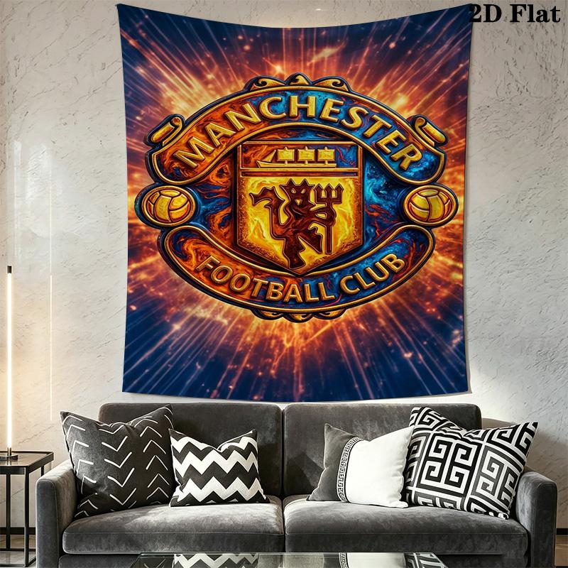 Manchester Crest Pride Tradition Threepiece Set 1 Duvet Cover 2 Pillowcase Without Core Christmas Birthday Gift Bedding Set