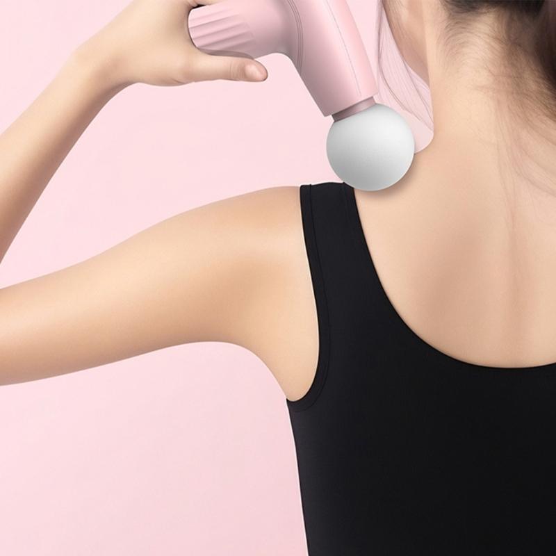 Portable Small Massage Tool for Tissue Massager USB Rechargeable Muscle Relief with Long Battery Life