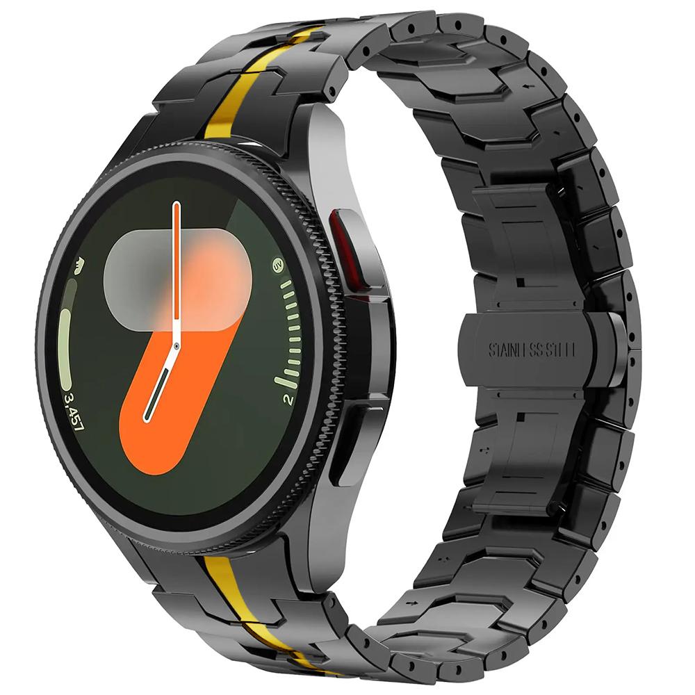 Nerezový náramek titanové barvy pro Samsung Galaxy Watch 7 6 5 4 44mm 40mm Pánský řemínek Pro SAMSUNG 6classic 47mm 43mm