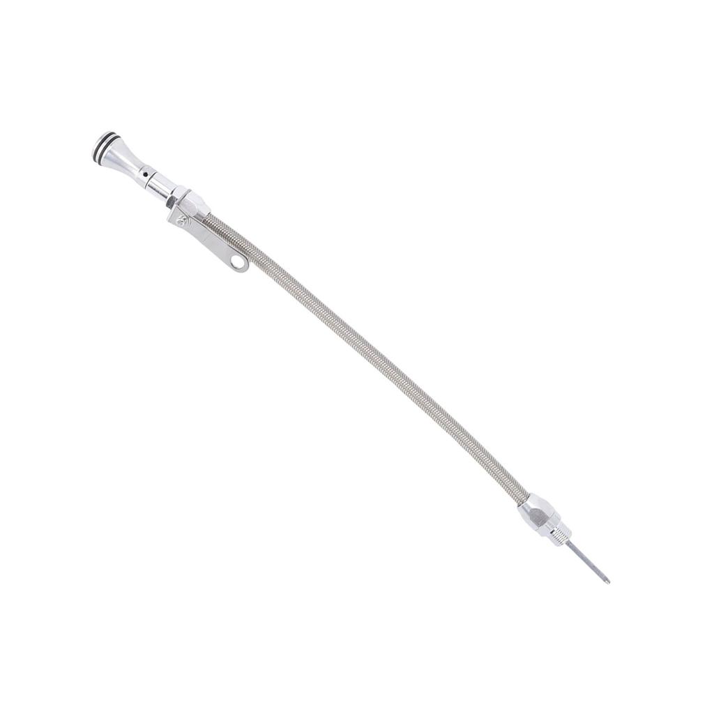 Stainless Flexible Oil Pan Dipstick and Tube Kit 20in Screw In Style Replacement for SB 289 302 351W BB 429 460 Engine