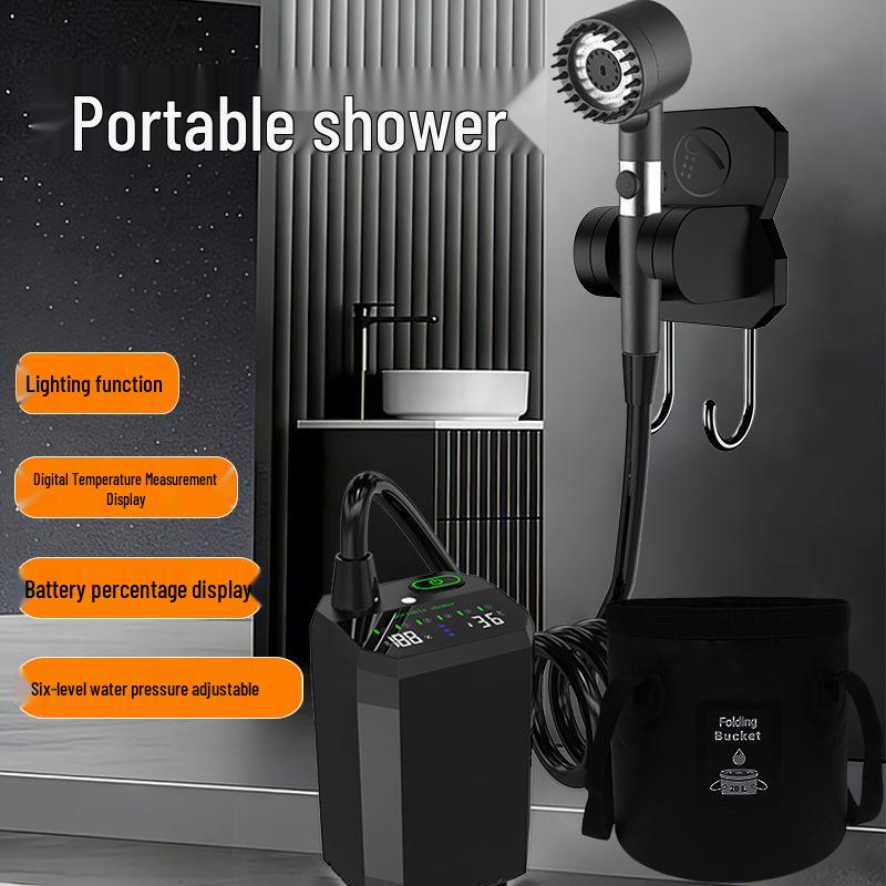 Portable Electric Shower for Outdoor and Dorm Use in Rural Areas