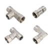 1/2" BSP Male/Female Thread Stainless Steel Tee/ Elbow/Straight/ /Plug Connector Water Coupler Plumbing Fitting Reducing Adapter