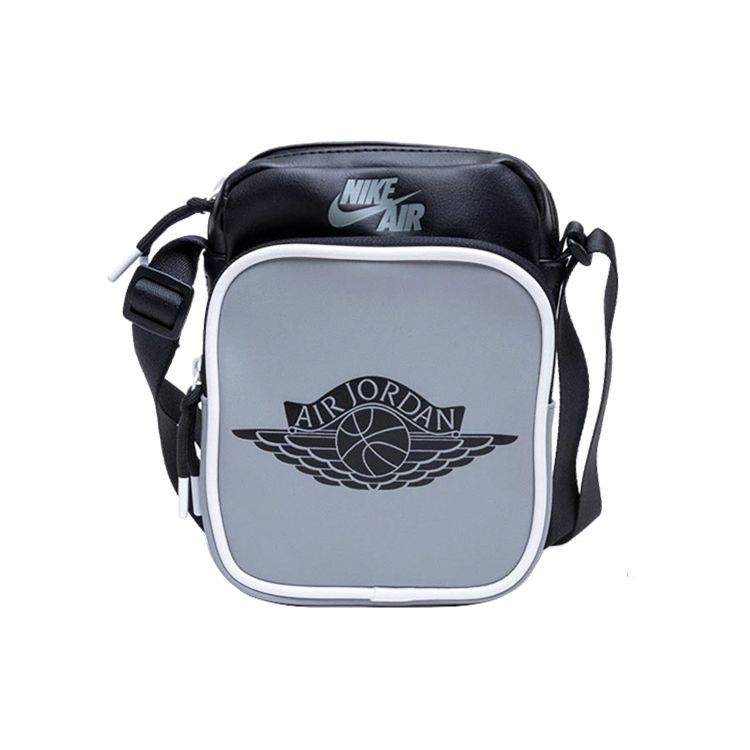 

Jordan Aj Big Wing Logo Polyester Single Shoulder Crossbody Bag Men bags Gray 9A0443-GB5 Gray